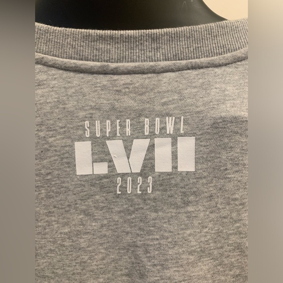 NWT Manor Arizona Gray Super Bowl LVII NFL Origins Retro Pullover Sweatshirt - Picture 6 of 8